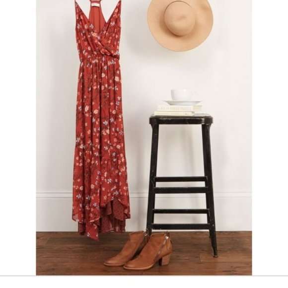 RARE A&F Mix Print Maxi Dress - Picture 2 of 8